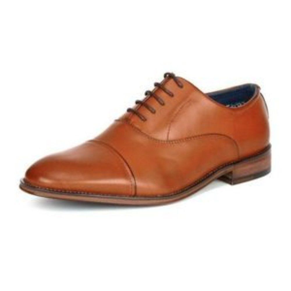 New Men's Leather Lined Oxfords Shoes 2/Brown